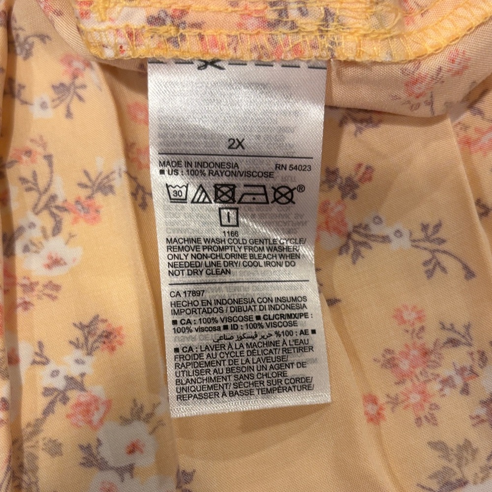 Old Navy Sleeveless Tiered Floral Swing Dress - Picture 9 of 10